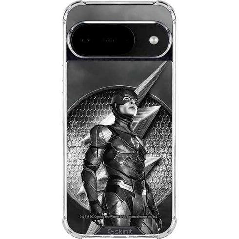 The Justice League (2017) Flash Poster Google Pixel 10 Clear Case